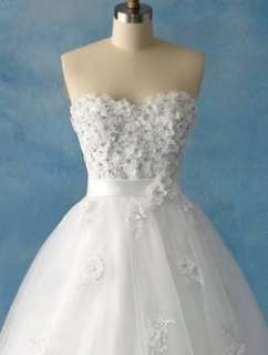   White Bride Wedding Get married Dress Gown Size6 8 10 12 14  