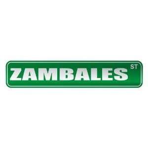    ZAMBALES ST  STREET SIGN CITY PHILIPPINES: Home Improvement