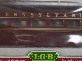 LGB G Gauge Scale Pennsylvania Streamline Passenger Car NIB 32570 