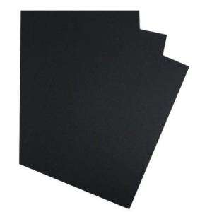 GBC Black Linen Weave 8 x 11 Presentation Covers 200 ct  