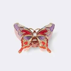  D56 Dept 56 Bejeweled Butterfly Trinket Box Crystal: Home 