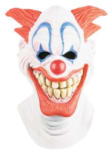 SCARY KILLER CLOWN from OUTER SPACE Latex COSTUME MASK  
