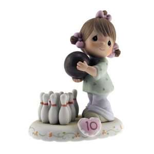  Precious Moments Girl Bowling Figurine: Sports & Outdoors