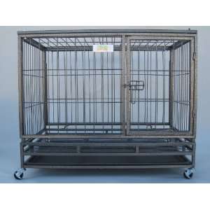   50 Heavy Duty Matal Dog Pet Bird Crate Cage Kennel: Pet Supplies