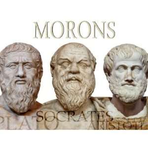    Plato, Socrates, Aristotle  Morons Coffee Mug: Home & Kitchen