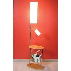 Newport Floor Lamp   light wood: Electronics