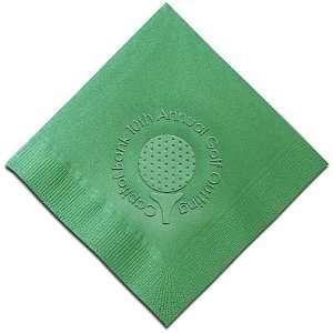     Personalized Embossed Napkins (Golfing)