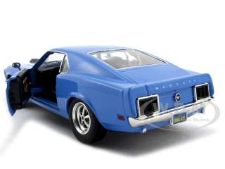 1970 FORD MUSTANG BOSS 429 BLUE 1:24 DIECAST MODEL CAR  