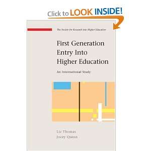  First Generation Entry into Higher Education An 