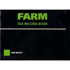  Farm Tax Record Book H & R Block Books