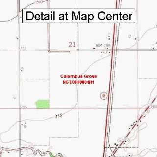   Map   Columbus Grove, Ohio (Folded/Waterproof)