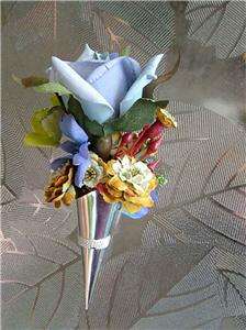 Elegent Silk Rose Corsage & Boutonniere WEDDING PROM  