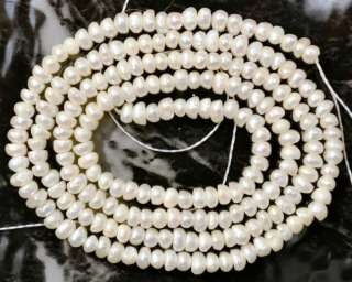 Natural Fresh Water Pearl 2.5 3mm Seed Semi Round 16  