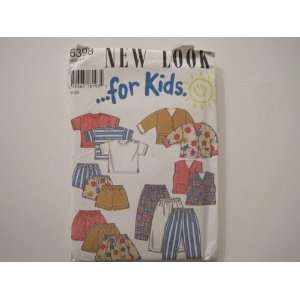  New Look Pattern 6398 Childrens Tops, Pants, Skirt Sizes 