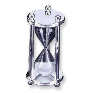  Silver plated 5 Minute Sand Timer