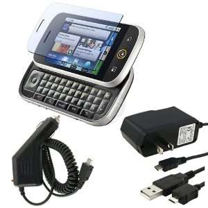    CABLE+CAR+HOME CHARGER+LCD FOR MOTOROLA CLIQ MORRISON Electronics