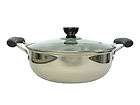   EDGE 18/10 STAINLESS STEEL 5 QUART DUTCH OVEN HANDLED COOKING POT