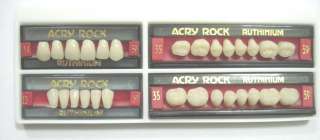 Acry Rock Acrylic Teeth Dentures Set MADE IN ITALY Premium Quality 28 
