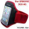 Color Portable Waterproof Sport Armband Case Holder For IPHONE 4S 4 
