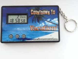 Vacation Countdown Timer Novelty Great Gift Clock  
