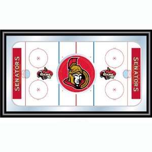  NHL Ottawa Senators Framed Hockey Rink Mirror: Electronics