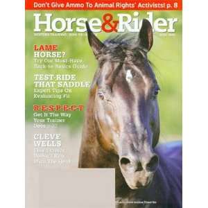  Horse & Rider Magazine July 2008 (Single Back Issue(: Horse 