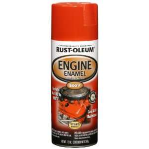   Degree Engine Enamel Spray Paint, Chevy Red Orange: Home Improvement
