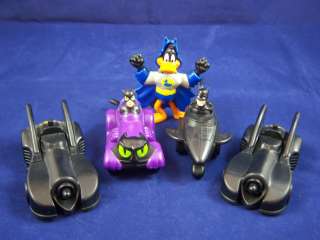   LOT OF 5 BATMAN HAPPY MEAL TOYS CATWOMAN DAFFY DUCK IN COSTUME  