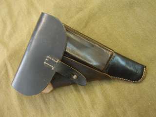 WWII German pistol P38 Walther leather holster.  