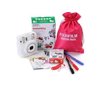  Fuji Film Instant Camera Hello Kitty Mini 25 Cheki White 