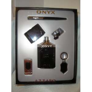  AZZARO ONYX Men Gift Set Eau de Toilette 1.7 Spray + PEN 
