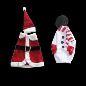 Club Pack of 24 Red White Santa and Snowman Suit Christmas 