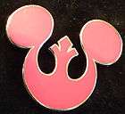 Disney PIN new star wars mickey head rebellion symbol WDW world trader 