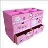 Hello Kitty 4 Drawer Chest Stack Storage Pink Sanrio   Coffe Mug 