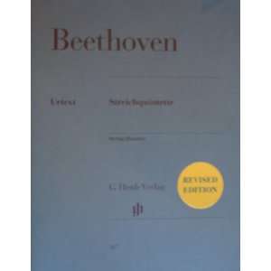  Beethoven String Quintets Urtext Streicquintette Revised 