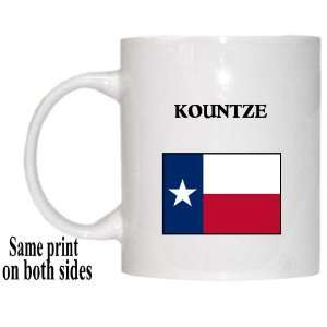  US State Flag   KOUNTZE, Texas (TX) Mug 