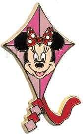MINNIE MOUSE Characters On KITE CAST LANYARD 2004 Disney TRADING PIN 