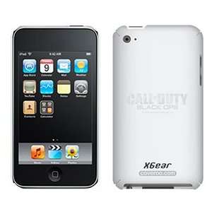  Call of Duty Black Ops Logo white on iPod Touch 4G XGear 