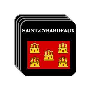 Poitou Charentes   SAINT CYBARDEAUX Set of 4 Mini Mousepad Coasters