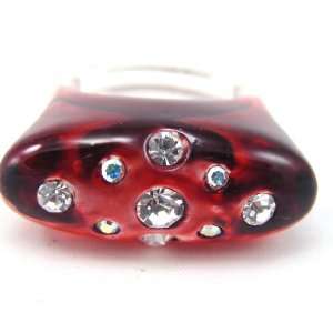  Ring Illuminations red.   Taille 55 Jewelry