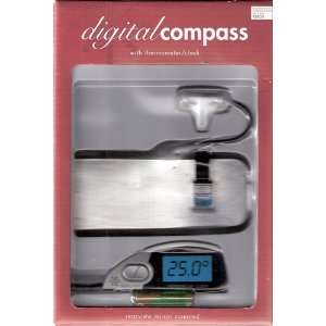 Digital Compass with thermometer/clock