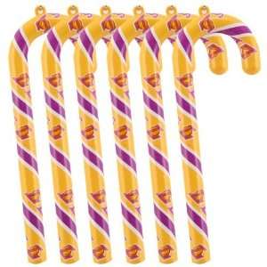  Los Angeles Lakers Candy Cane Ornament Set Sports 