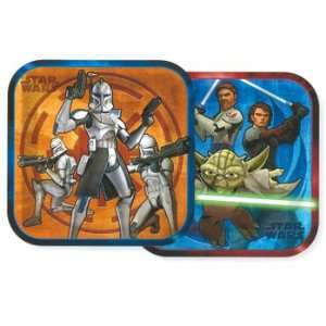  Star Wars Clone Wars Dinner Plates (8) Toys & Games
