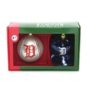  Detroit Tigers MLB Holiday Tree Ornament Set: Sports 