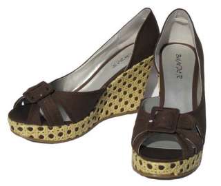 Womens Shoes Wedges Brown Platforms sandals Pumps 9  