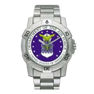  Zanheadgear US Air Force Stainless Steel Military Watch 