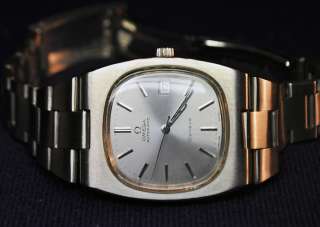 Full Serviced Vintage Omega Geneve Stainless steel Automatic watch 