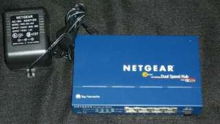 NetGear DS104 4 Port 10/100 Dual Speed Hub  