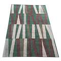 Indo Hand knotted Tibetan Green Wool Rug (5 x 8) Today 