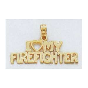  I Love My FireFighter Charm   K924 Jewelry